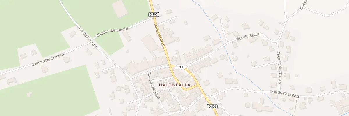 Plan du 1 Rue du Béxot à Faulx