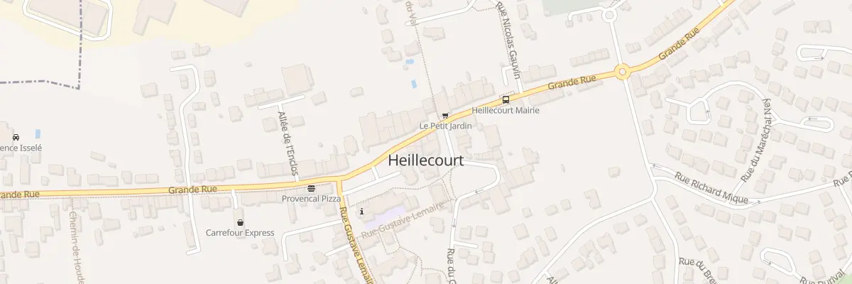 Plan du 33 Gr Grande Rue à Heillecourt