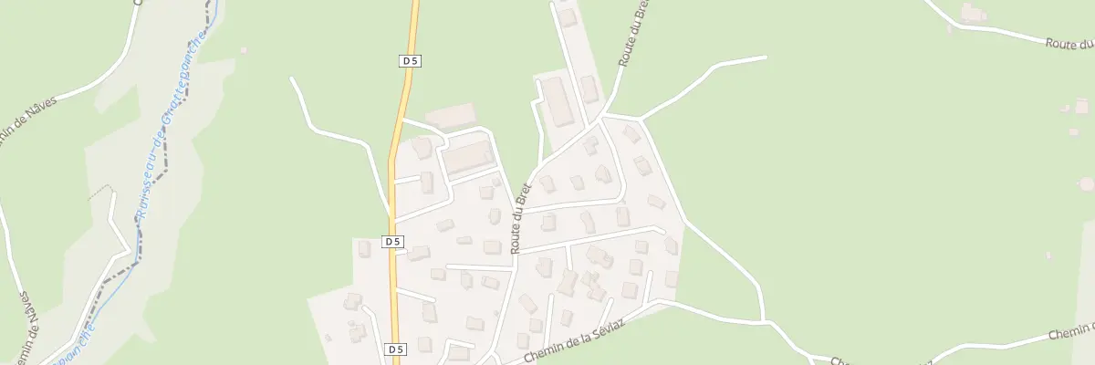 Plan du 25 Che du Clos Bornand à Nâves-Parmelan