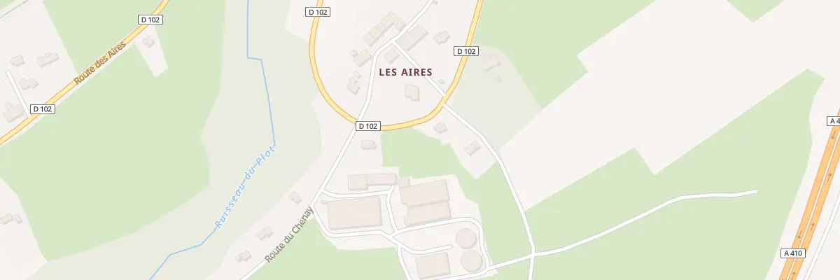 Plan du 1970 Rte des Aires à Groisy