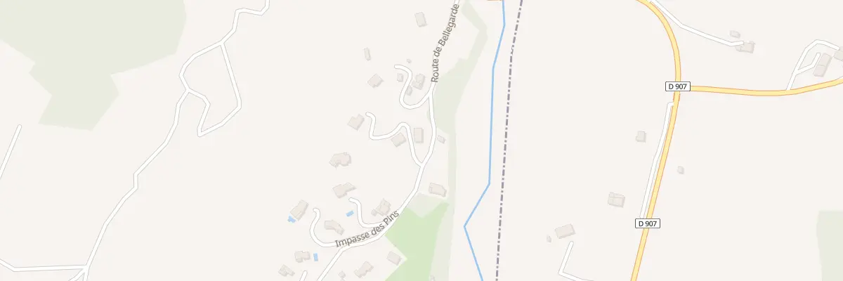Plan du 7155 Rte de Bellegarde à Mézel