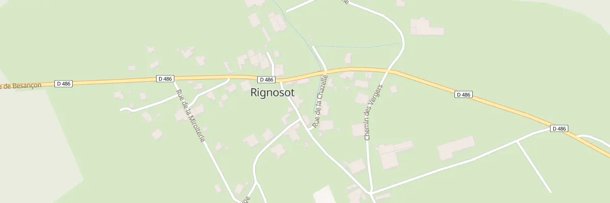 Plan du 1 Rue de la Mairie à Rignosot