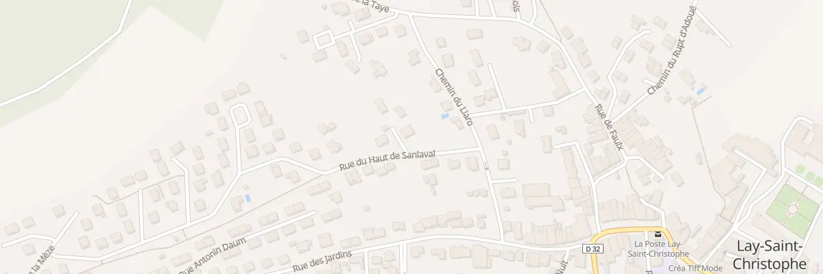 Plan du 5 Rue du Haut de Sanlaval à Lay-Saint-Christophe