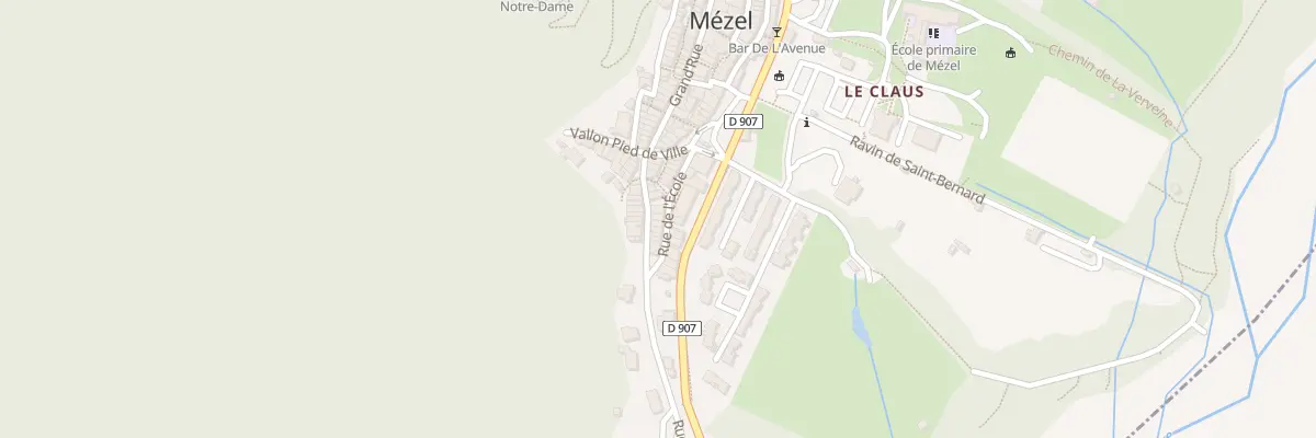 Plan du 5208 Le Village à Mézel