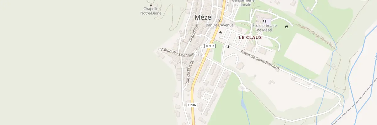 Plan du 5202 Le Village à Mézel