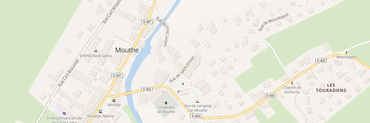 Plan du 1 Rue Saint Simon à Mouthe