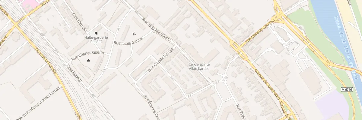Plan du 24 Rue de la Madeleine à Nancy