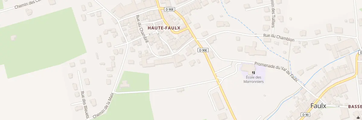 Plan du 5 Rue du Chambré à Faulx