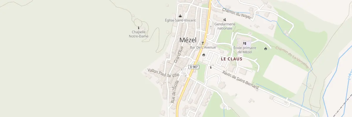 Plan du 5088 Le Village à Mézel