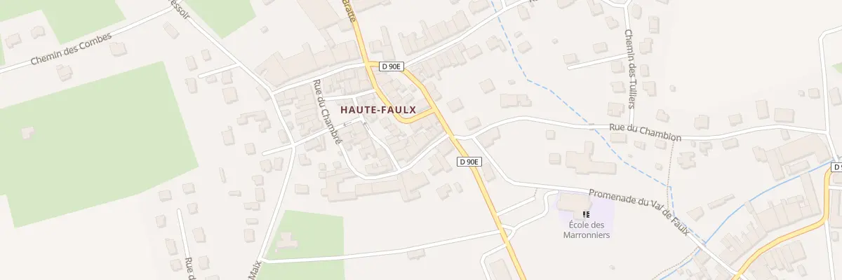 Plan du 4 Rue du Chambré à Faulx