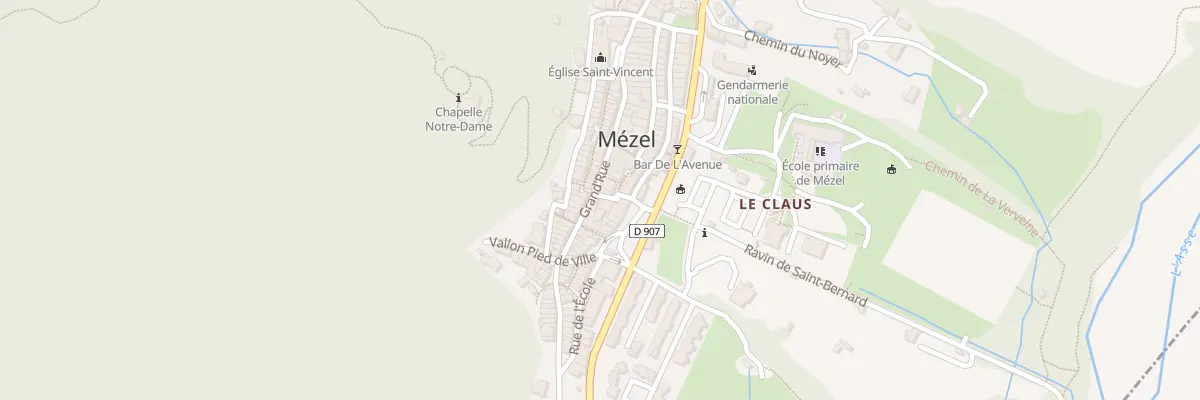 Plan du 5181 Le Village à Mézel