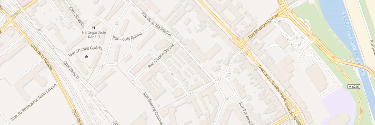 Plan du 32 Rue de la Madeleine à Nancy