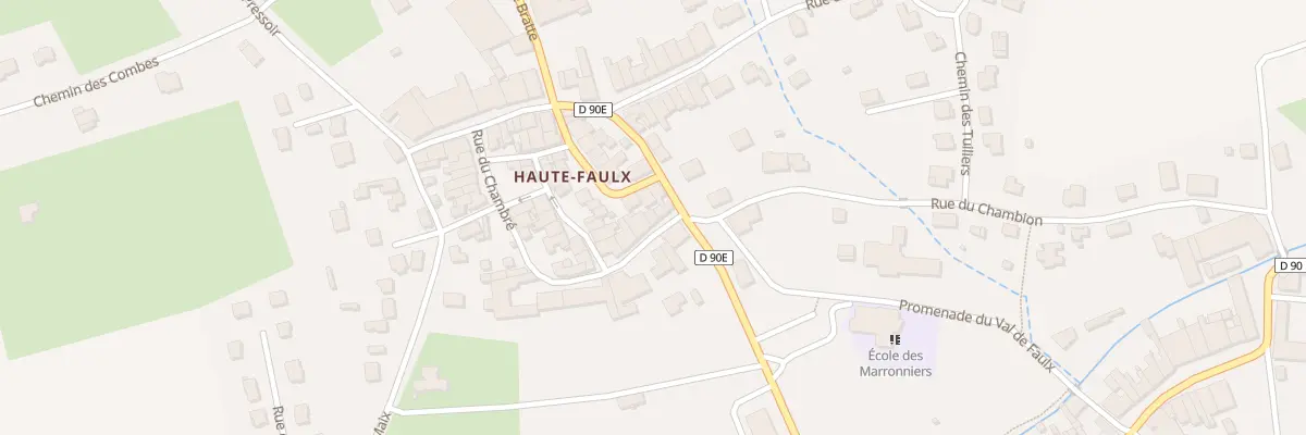 Plan du 2 Rue du Chambré à Faulx