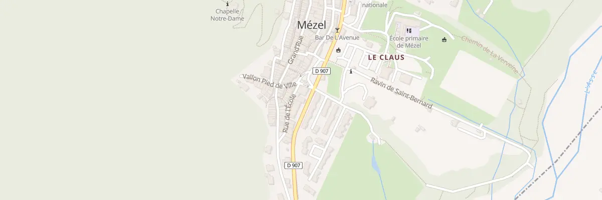 Plan du 5217 Le Village à Mézel