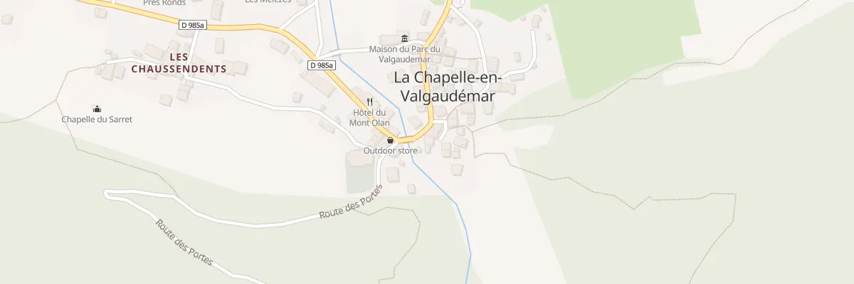 Plan du 5066 La Chapelle à La Chapelle-en-Valgaudémar