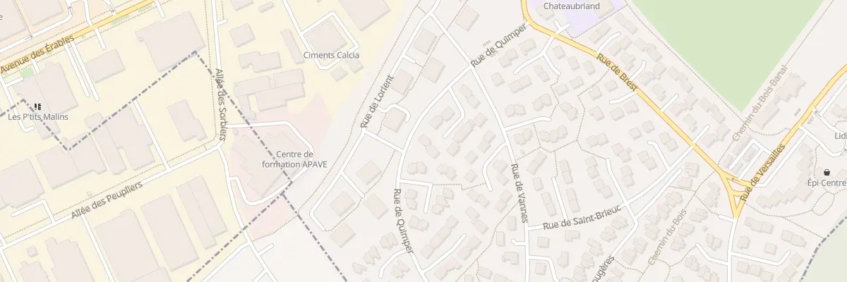 Plan du 8 Rue de Quimper à Heillecourt