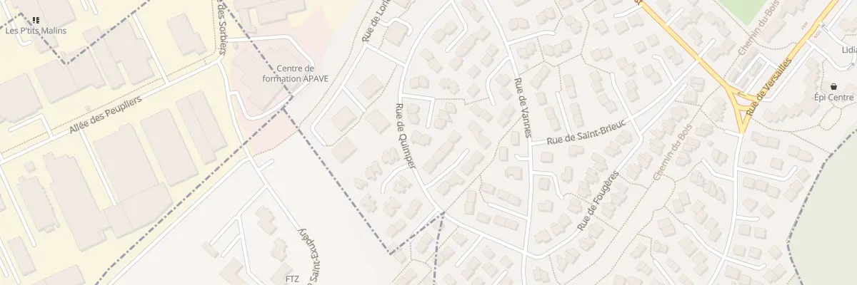 Plan du 18 Rue de Quimper à Heillecourt