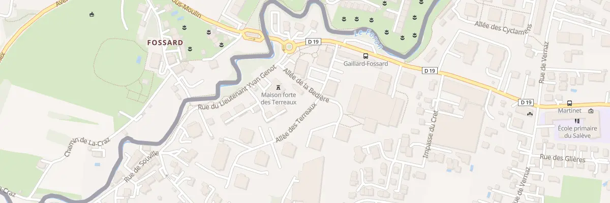 Plan du 35A Rue du Lieutenant Yvan Genot à Gaillard