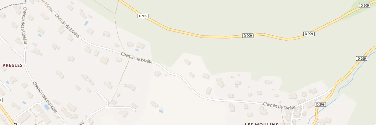 Plan du 424 Che de l’Arête à Menthon-Saint-Bernard