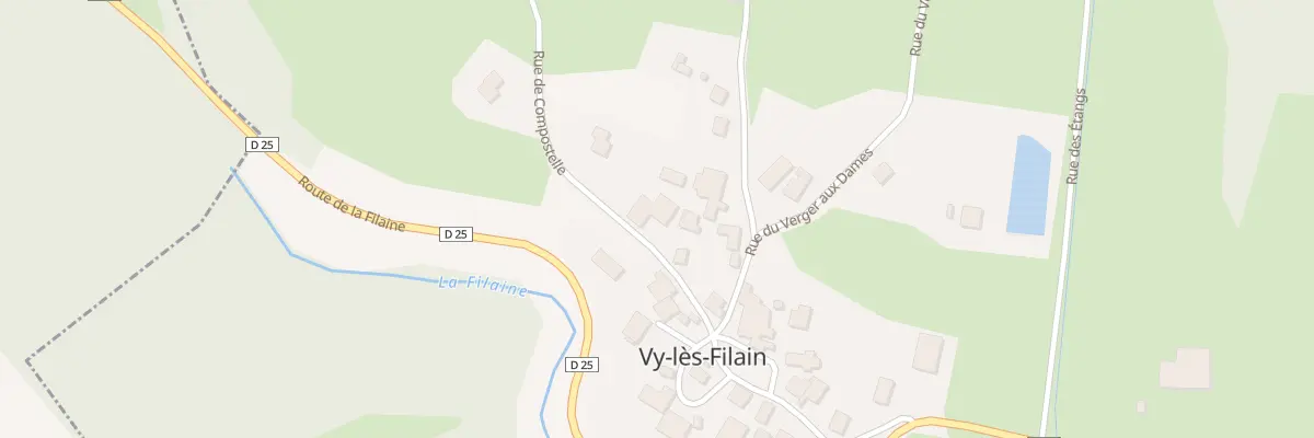Plan du 9 Rue de Compostelle à Vy-lès-Filain