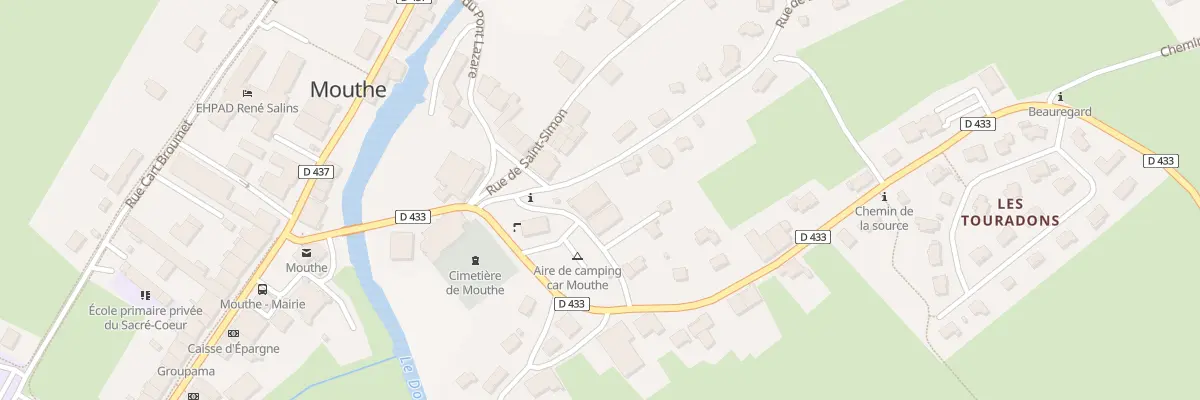 Plan du 8 Pl de L Eglise à Mouthe