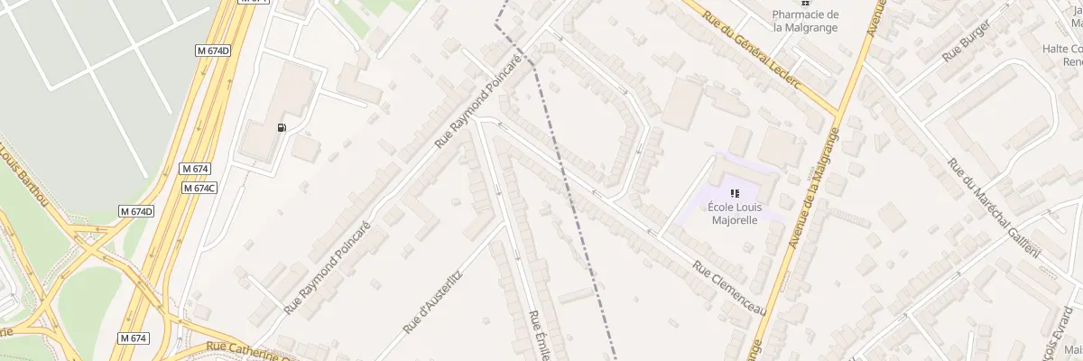 Plan du 59 Rue Georges Clémenceau à Vandœuvre-lès-Nancy
