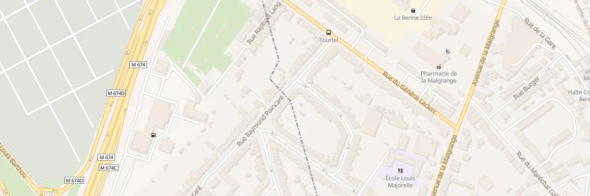 Plan du 23 Rue Raymond Poincaré à Jarville-la-Malgrange