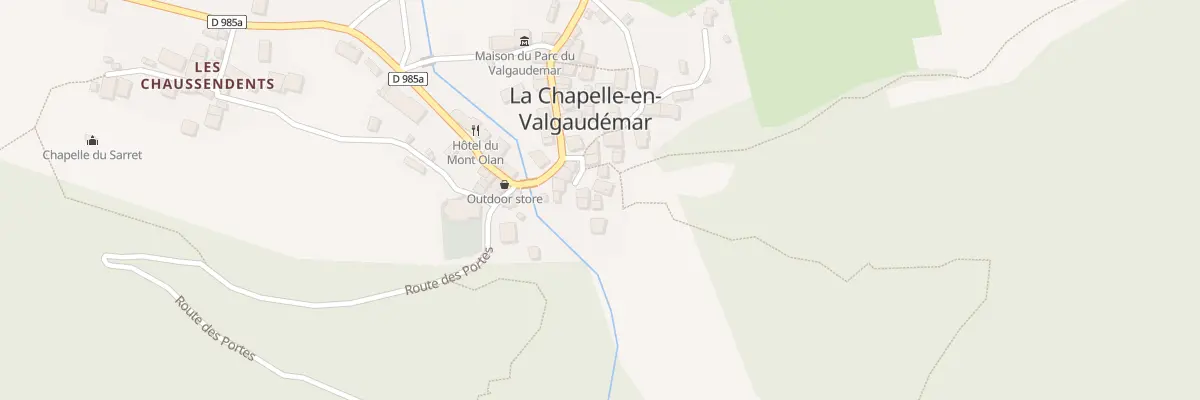 Plan du 5063 La Chapelle à La Chapelle-en-Valgaudémar