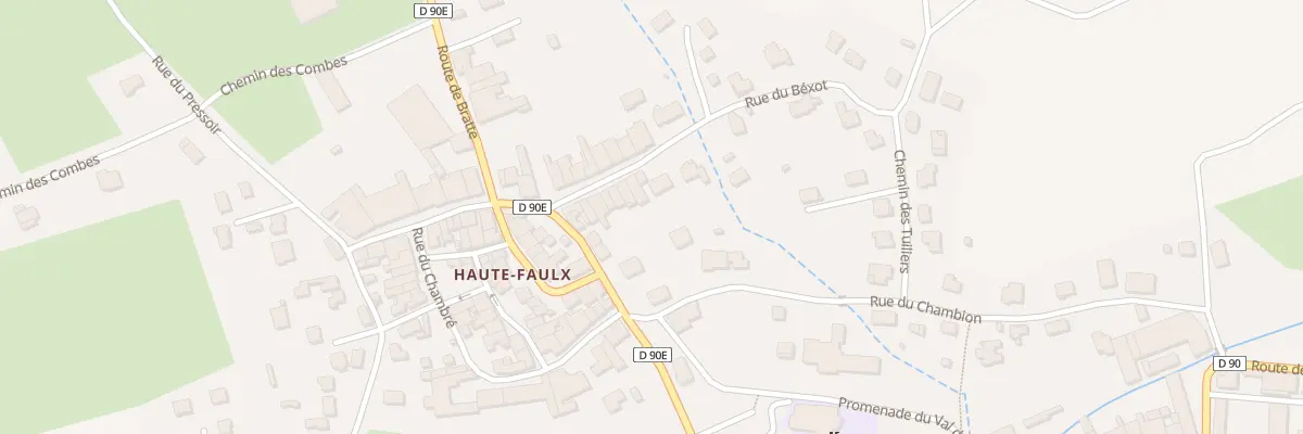 Plan du 8B Rue du Béxot à Faulx