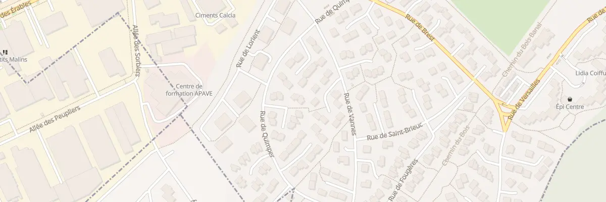 Plan du 14 Rue de Quimper à Heillecourt