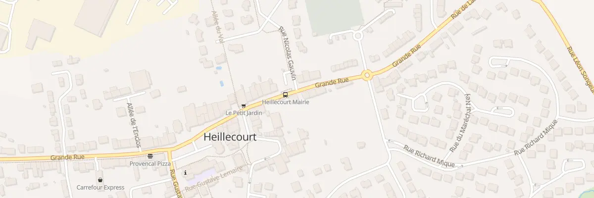 Plan du 23 Gr Grande Rue à Heillecourt