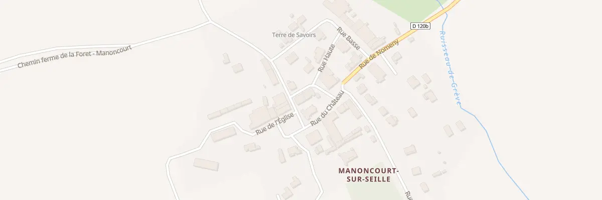 Plan du 2 Rue Haute à Belleau