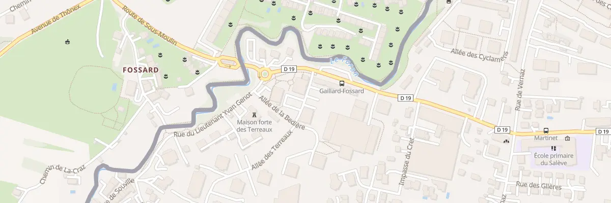 Plan du 23 Rue du Lieutenant Yvan Genot à Gaillard