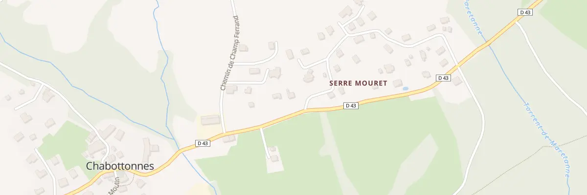 Plan du 15 Che de Serre Mouret à Saint-Jean-Saint-Nicolas