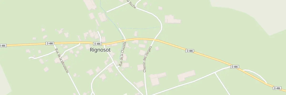 Plan du 10 Rte de Besançon à Rignosot