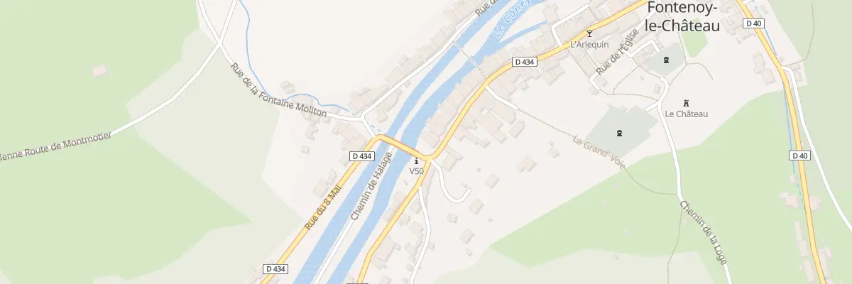 Plan du 62 Gr Grande Rue à Fontenoy-le-Château