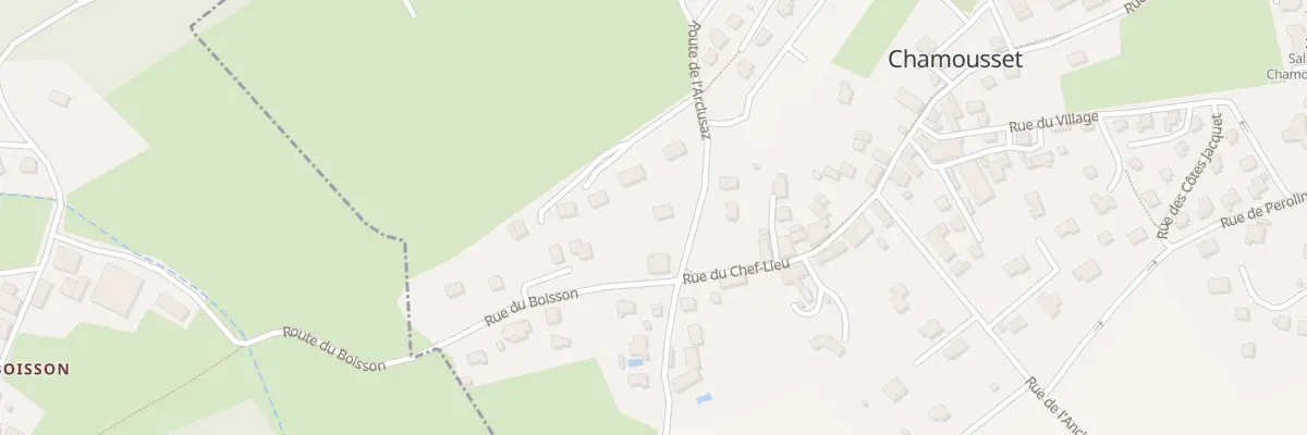 Plan du 1004 Rte de l’Arclusaz à Chamousset