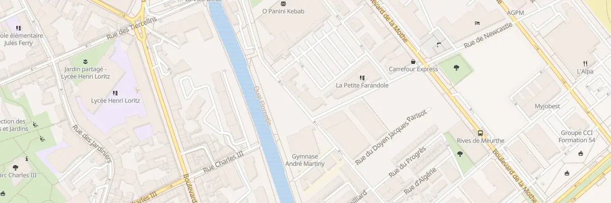 Plan du 21 Rue Mal Victor Duc de Bellune à Nancy