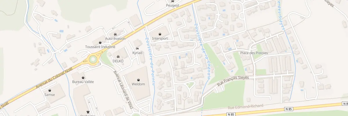 Plan du 2 Rue des Coussières à Digne-les-Bains