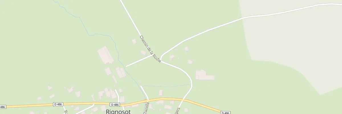 Plan du 6 Che de la Roche à Rignosot