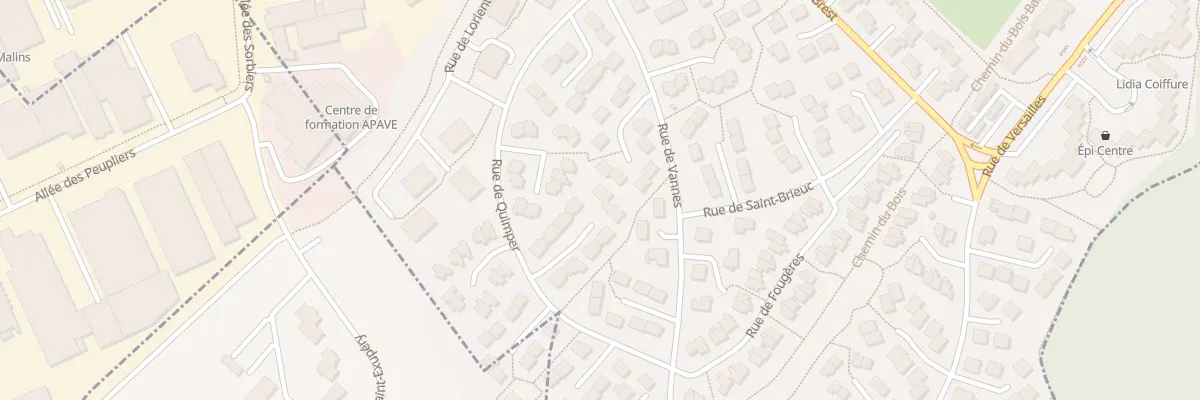 Plan du 24 Rue de Quimper à Heillecourt
