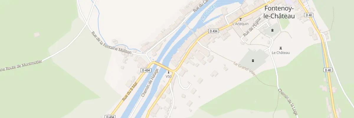 Plan du 58 Gr Grande Rue à Fontenoy-le-Château