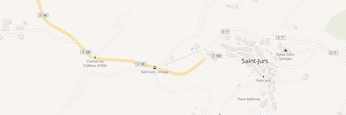 Plan du 5002 Saint Georges à Saint-Jurs