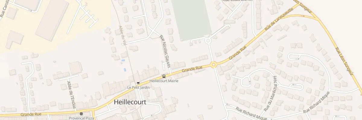 Plan du 34 Grande Rue à Heillecourt