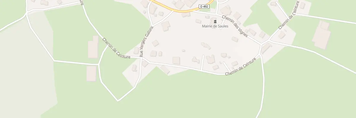 Plan du 7 Chem de Ceinture à Saules
