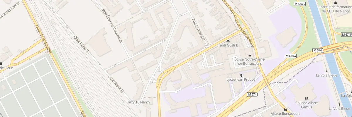 Plan du 22 Rue de Bonsecours à Nancy