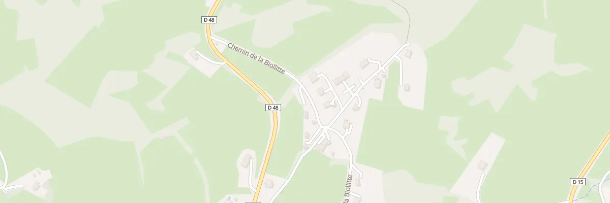 Plan du 230 Che de La Biollitte à La Muraz