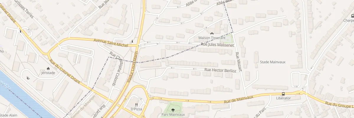 Plan du 36 Rue Hector Berlioz à Saint-Max
