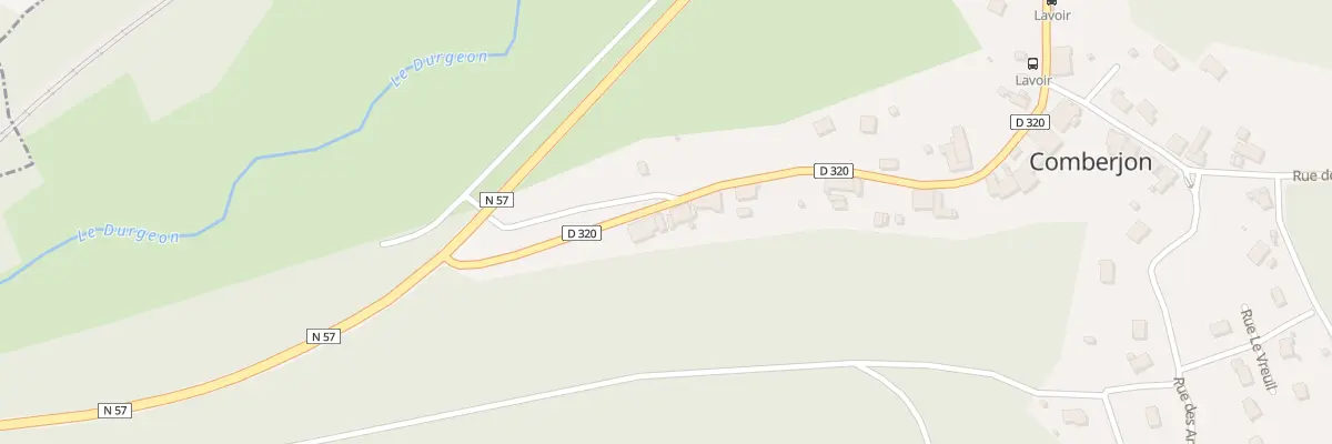 Plan du 3 Rue sous la Brosse à Comberjon
