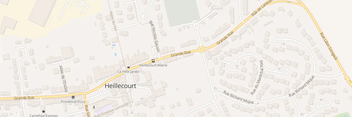 Plan du 17 Gr Grande Rue à Heillecourt